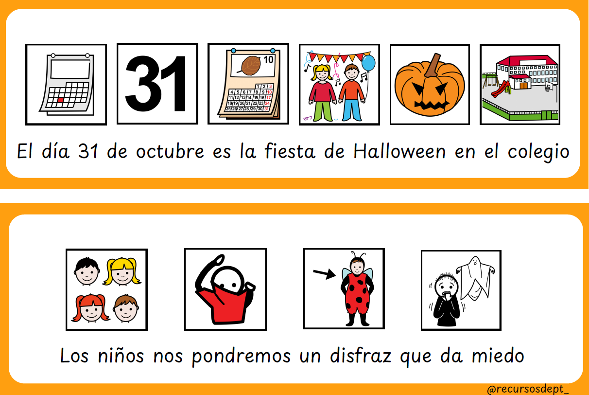 Historia social Halloween en el colegio